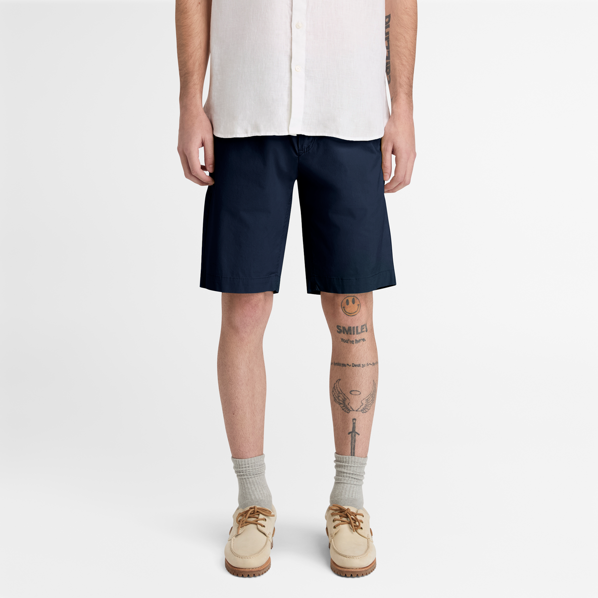 Claremont Poplin Chino Short For Men