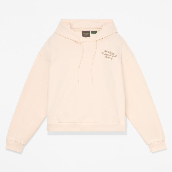 Brushed Back Logo Hoodie For Women