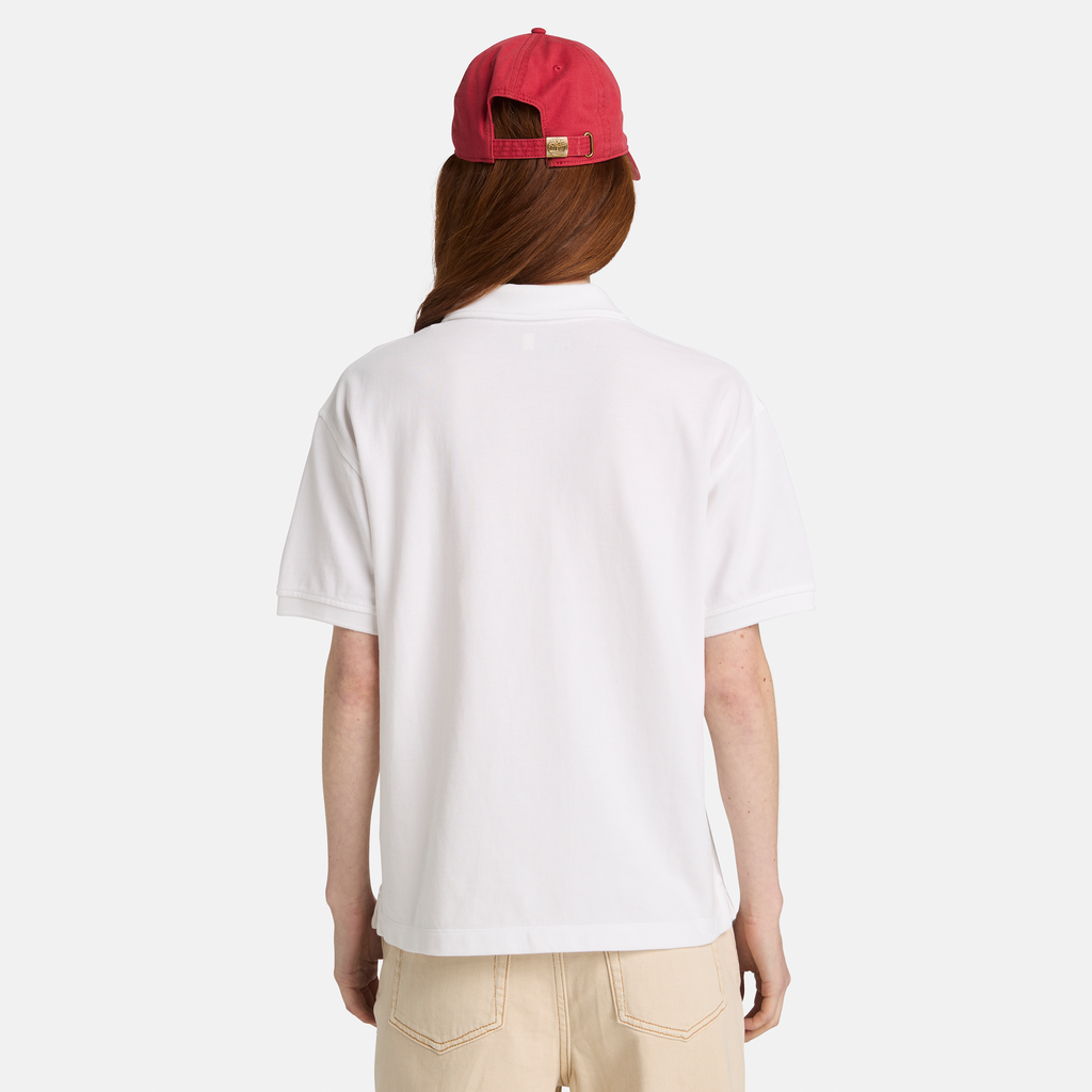 Short Sleeve Pique Polo For Women