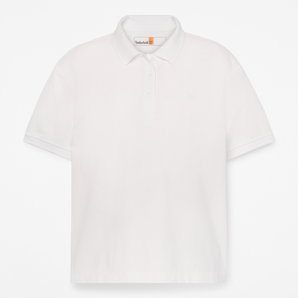 Short Sleeve Pique Polo For Women