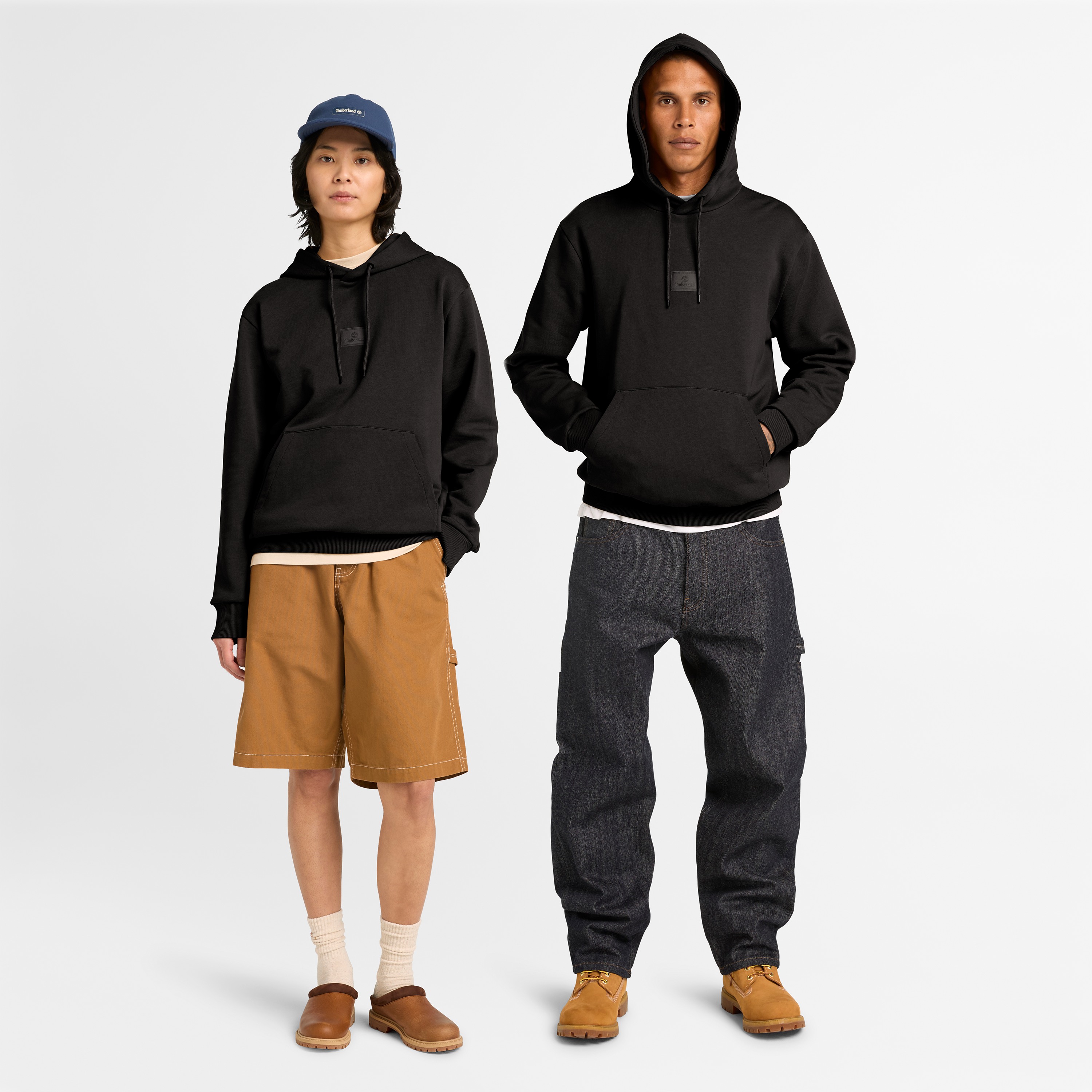 Silicon Badge Hoodie For Men