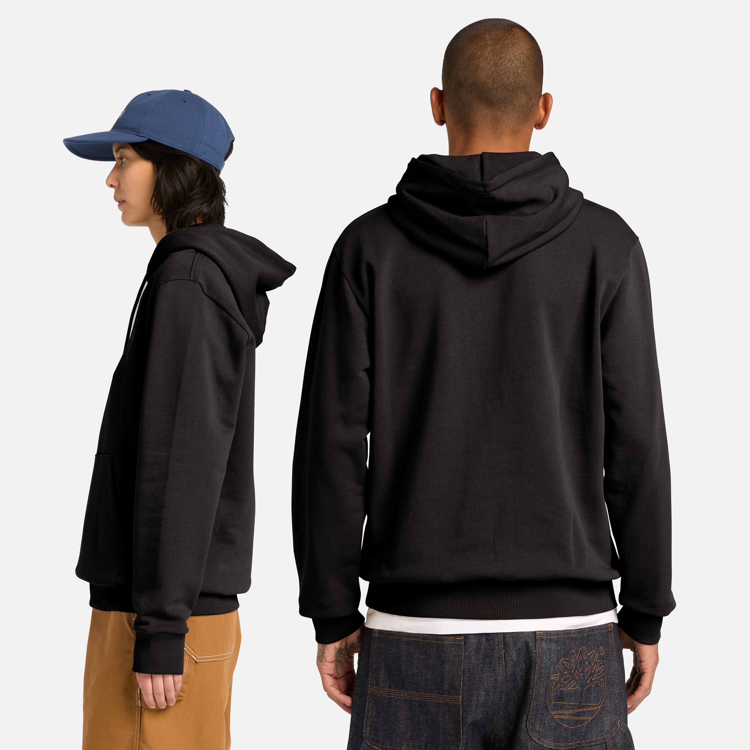 Silicon Badge Hoodie For Men