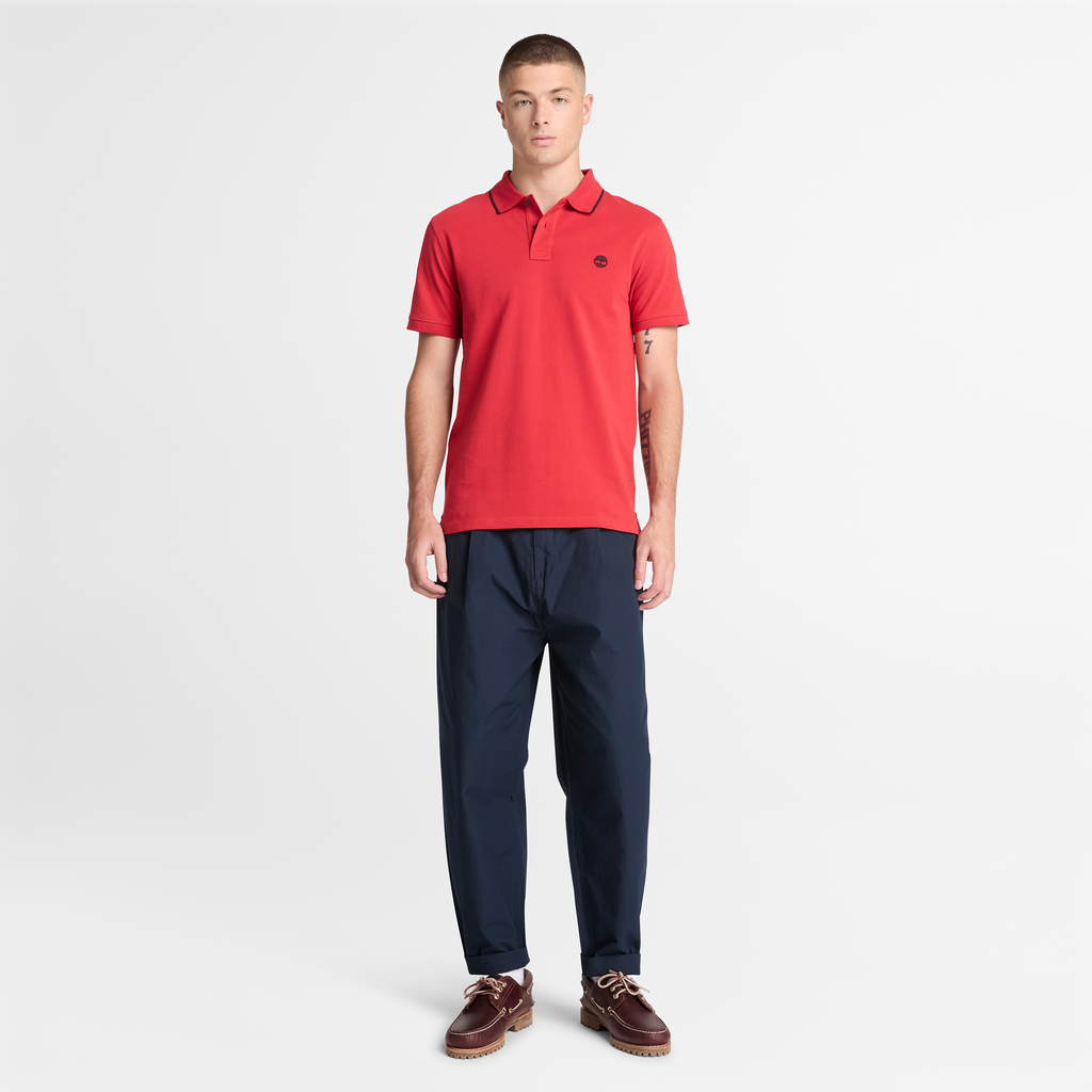 Claremont Poplin One Pleated Chino Pant For Men