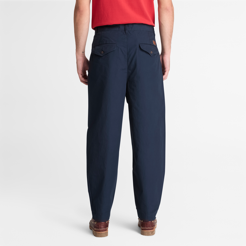 Claremont Poplin One Pleated Chino Pant For Men