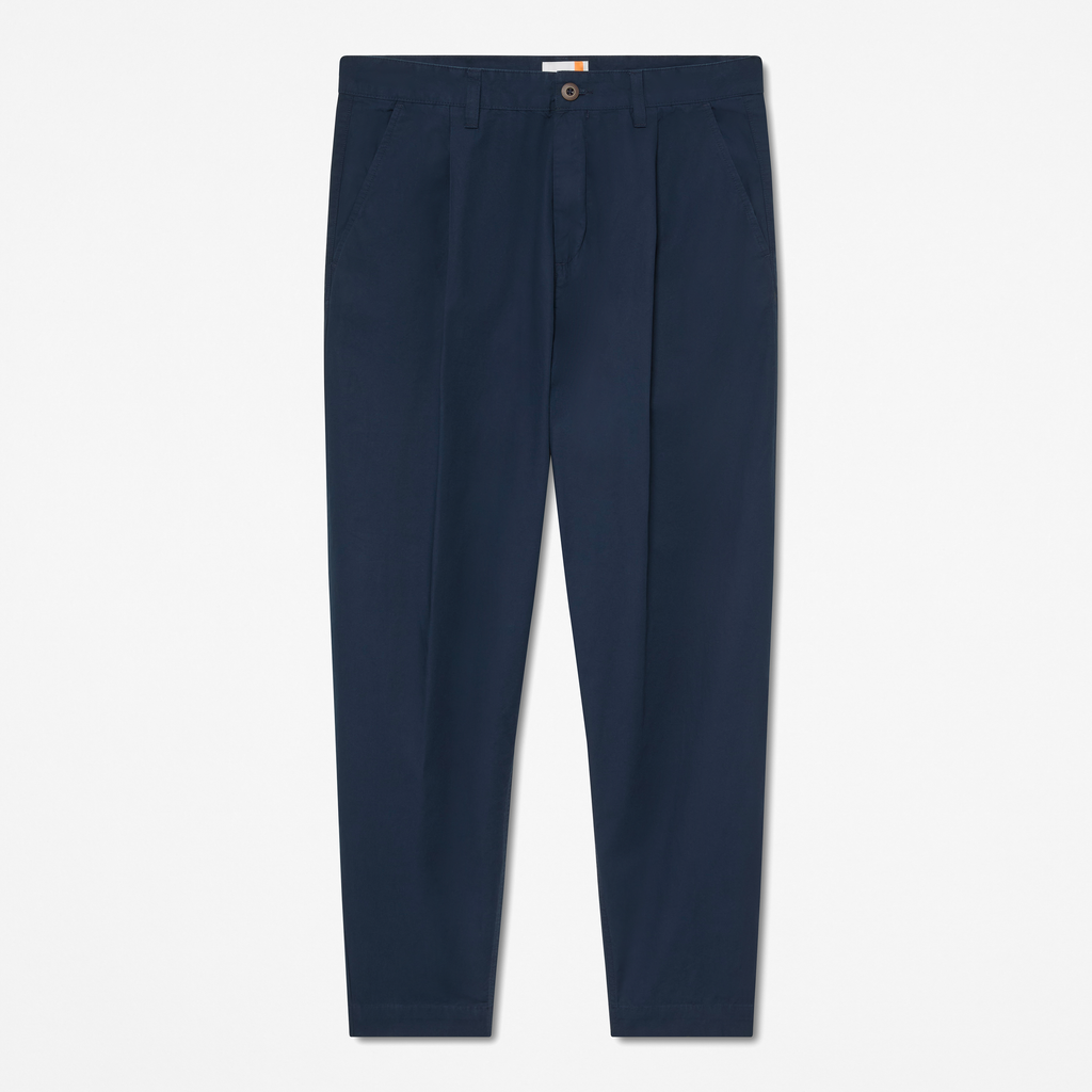 Claremont Poplin One Pleated Chino Pant For Men