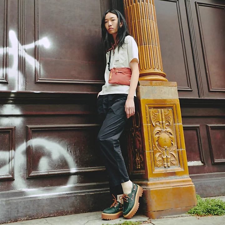 TIMBERLAND WOVEN JOGGERS FOR WOMEN IN BLACK