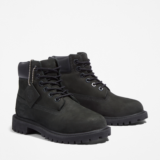 Timberland Premium 6-Inch Boot For Youth In Black – Timberland South Africa