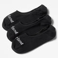 3-PACK STRATHAM CORE LOW SOCK LINERS FOR MEN IN BLACK