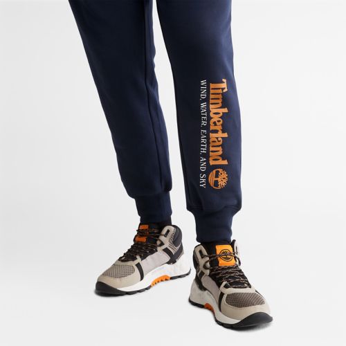 TIMBERLAND WIND, WATER, EARTH, AND SKY SWEATPANTS FOR MEN IN NAVY