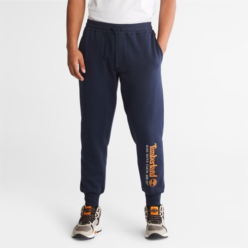 TIMBERLAND WIND, WATER, EARTH, AND SKY SWEATPANTS FOR MEN IN NAVY