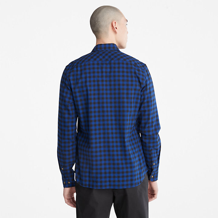 Back River Slim Check Shirt For Men