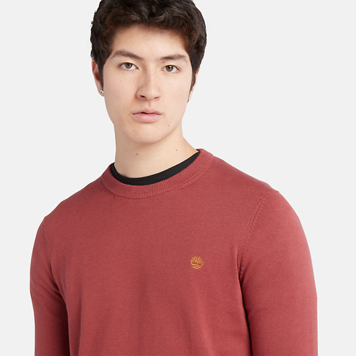 TIMBERLAND WILLIAMS RIVER CREWNECK JUMPER FOR MEN IN RED