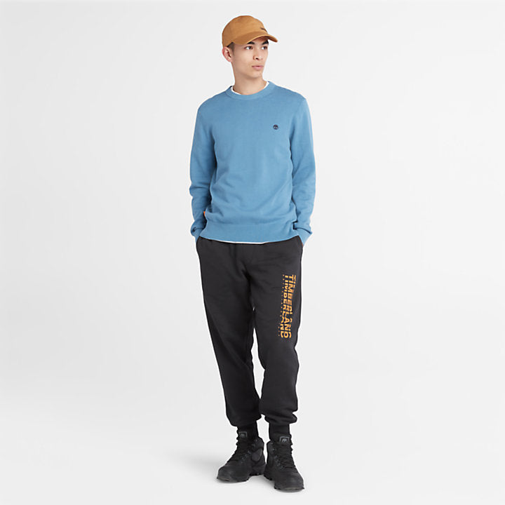 TIMBERLAND WILLIAMS RIVER CREWNECK SWEATER FOR MEN IN BLUE