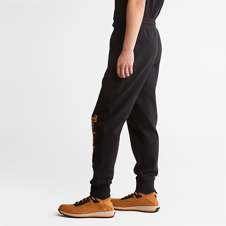 TIMBERLAND CORE LOGO SWEATPANTS FOR MEN IN BLACK
