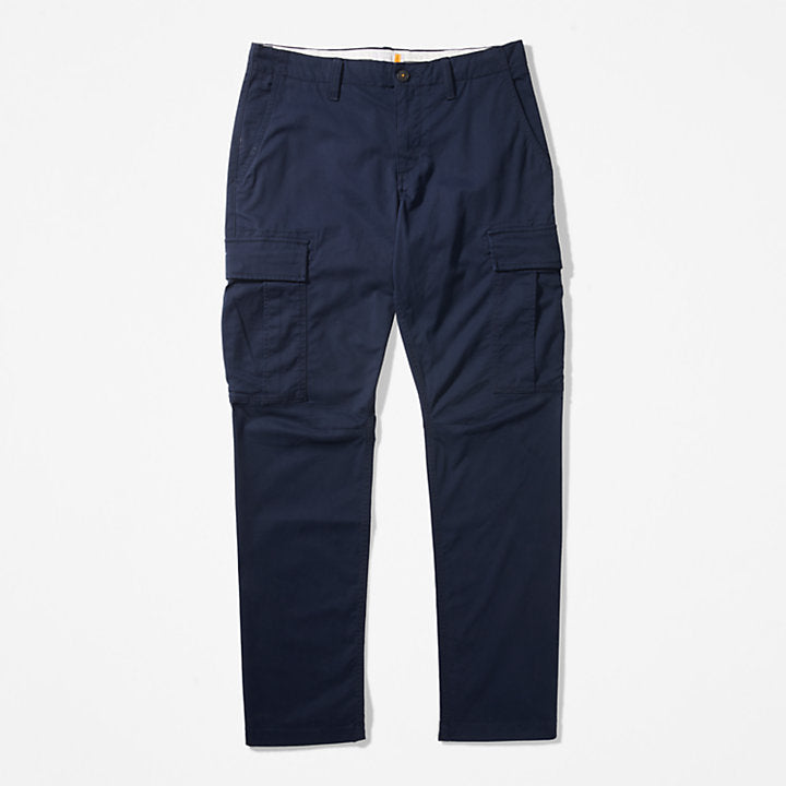 TIMBERLAND CORE TWILL CARGO TROUSERS FOR MEN IN NAVY