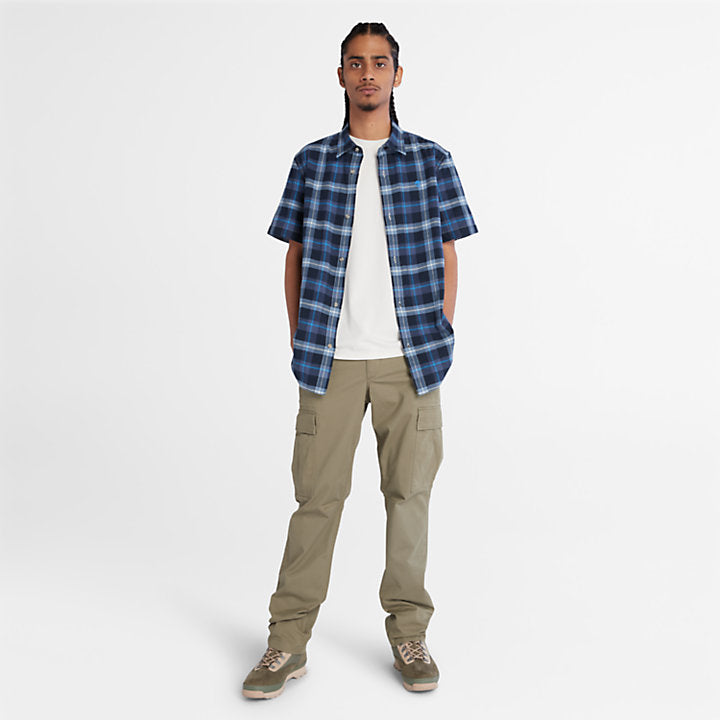 TIMBERLAND CORE TWILL CARGO TROUSERS FOR MEN IN GREEN
