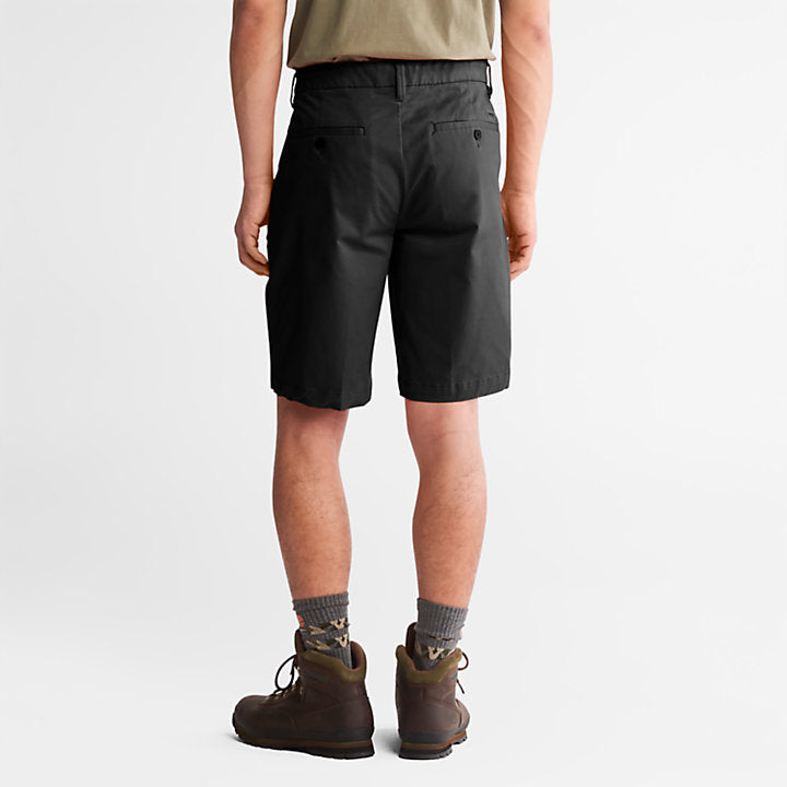 TIMBERLAND SQUAM LAKE STRETCH CHINO SHORTS FOR MEN IN BLACK