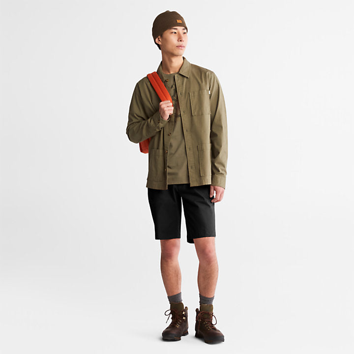 TIMBERLAND SQUAM LAKE STRETCH CHINO SHORTS FOR MEN IN BLACK