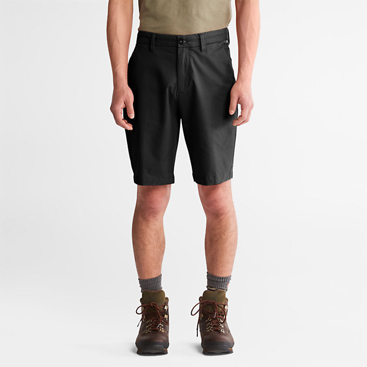 TIMBERLAND SQUAM LAKE STRETCH CHINO SHORTS FOR MEN IN BLACK