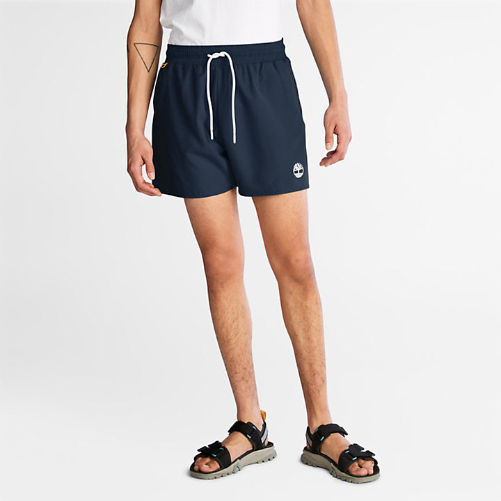 Sunapee Lake Solid Swim Shorts For Men In Navy – Timberland South