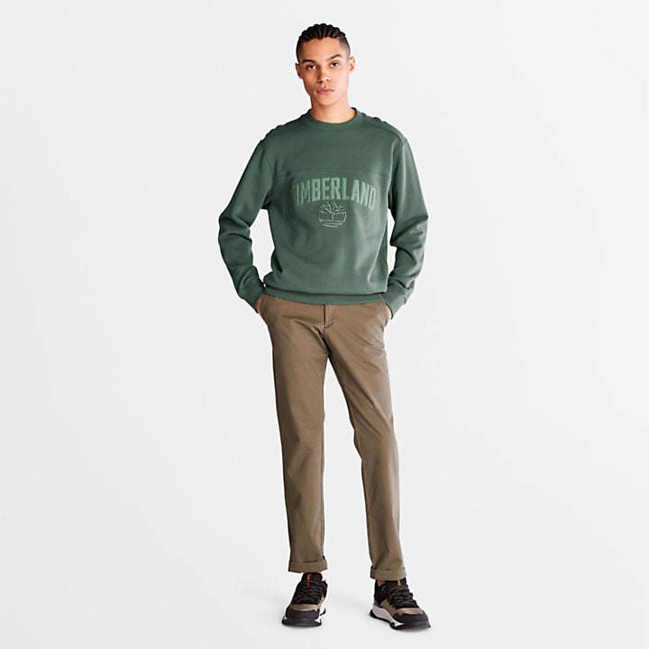 TIMBERLAND OUTDOOR HERITAGE EK+ GRAPHIC SWEATSHIRT FOR MEN IN GREEN