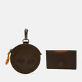 CARD HOLDER AND COIN POUCH GIFT SET IN BROWN