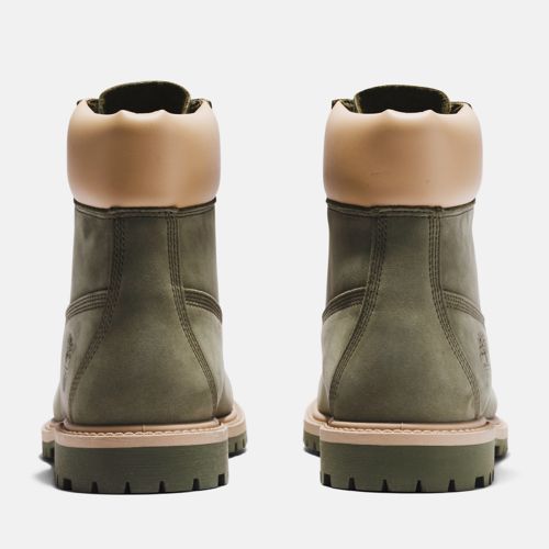 army green timberlands womens