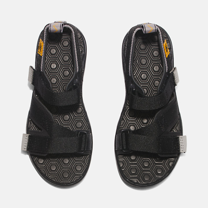 TIMBERLAND ADVENTURE SEEKER BACK-STRAP SANDAL FOR YOUTH IN BLACK