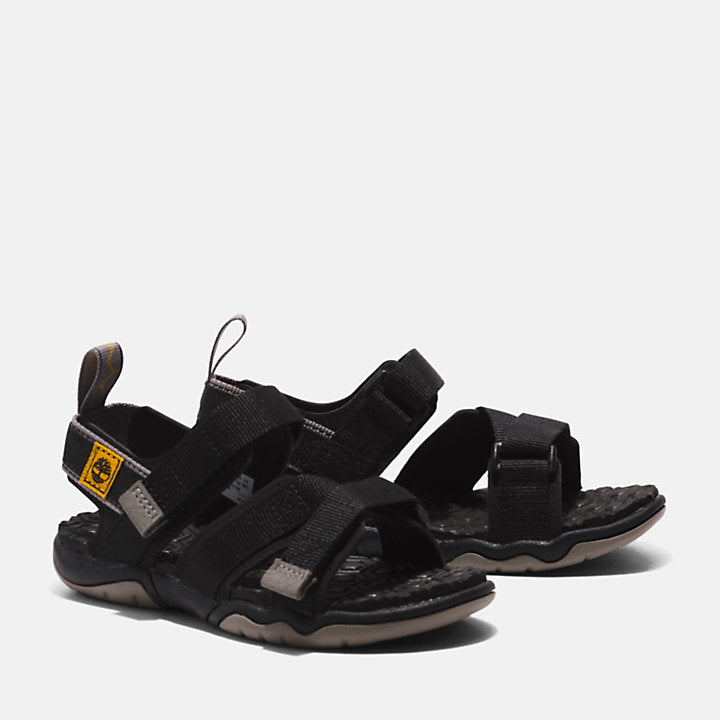 TIMBERLAND ADVENTURE SEEKER BACK-STRAP SANDAL FOR YOUTH IN BLACK