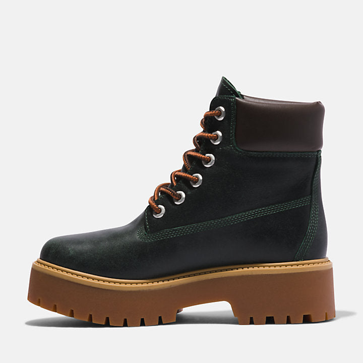 TIMBERLAND STONE STREET 6-INCH PLATFORM WATERPROOF BOOT FOR WOMEN IN DARK GREEN