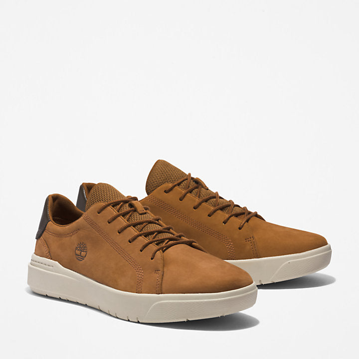 Timberland Seneca Bay Leather Sneaker For Men In Light Brown
