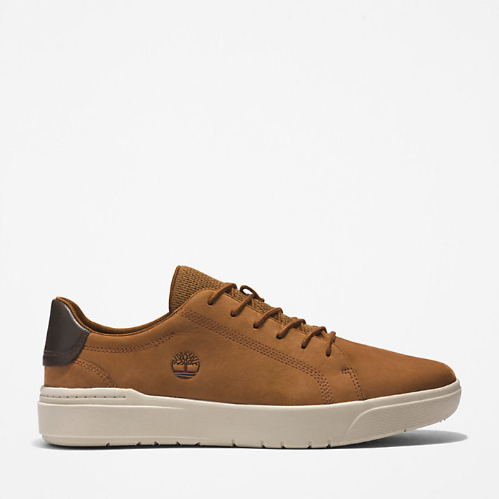 Timberland Seneca Bay Leather Sneaker For Men In Light Brown