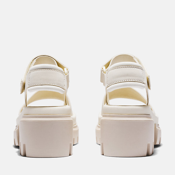 TIMBERLAND EVERLEIGH ANKLE STRAP SANDAL FOR WOMEN IN OFF-WHITE