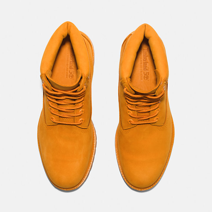 Timberland 50TH Edition Premium 6-Inch Waterproof Boot For Men In Orange