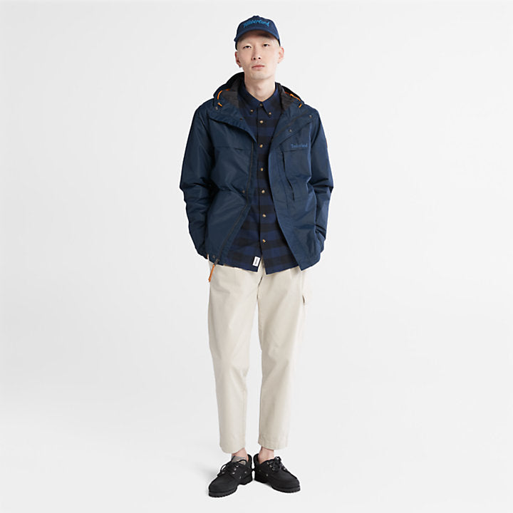 TIMBERLAND BENTON WATER RESISTANT SHELL JACKET FOR MEN IN NAVY