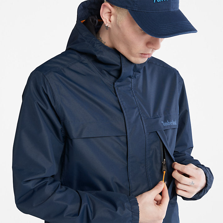 TIMBERLAND BENTON WATER RESISTANT SHELL JACKET FOR MEN IN NAVY