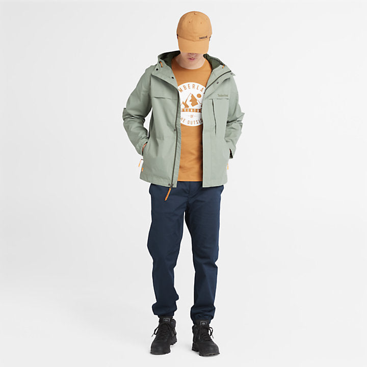 BENTON SHELL JACKET FOR MEN IN GREEN. Shop Timberland clothing online.