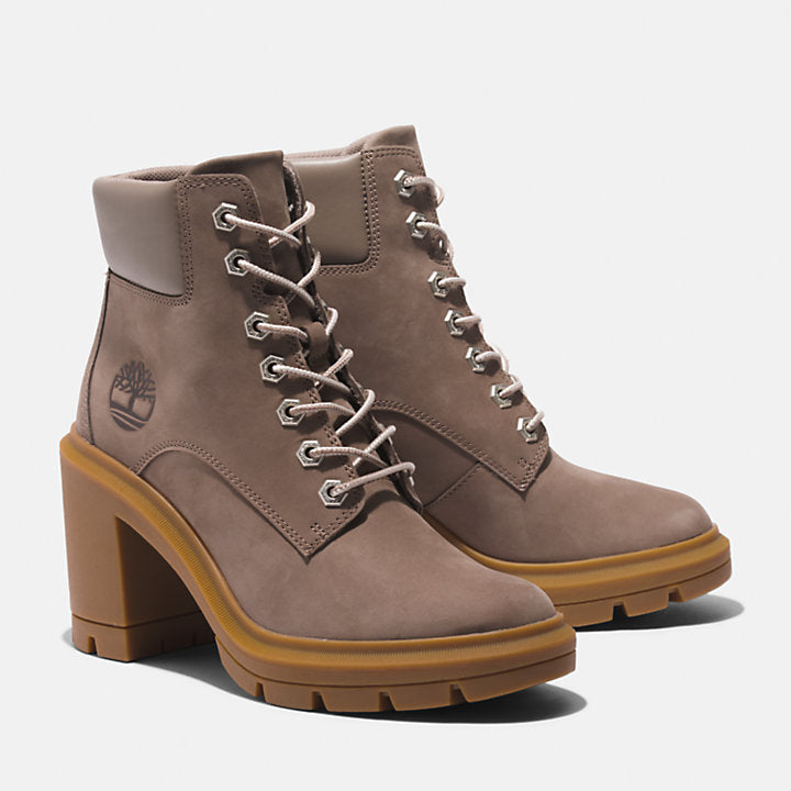 TIMBERLAND ALLINGTON HEIGHT LACE-UP BOOT FOR WOMEN IN TAUPE GREY