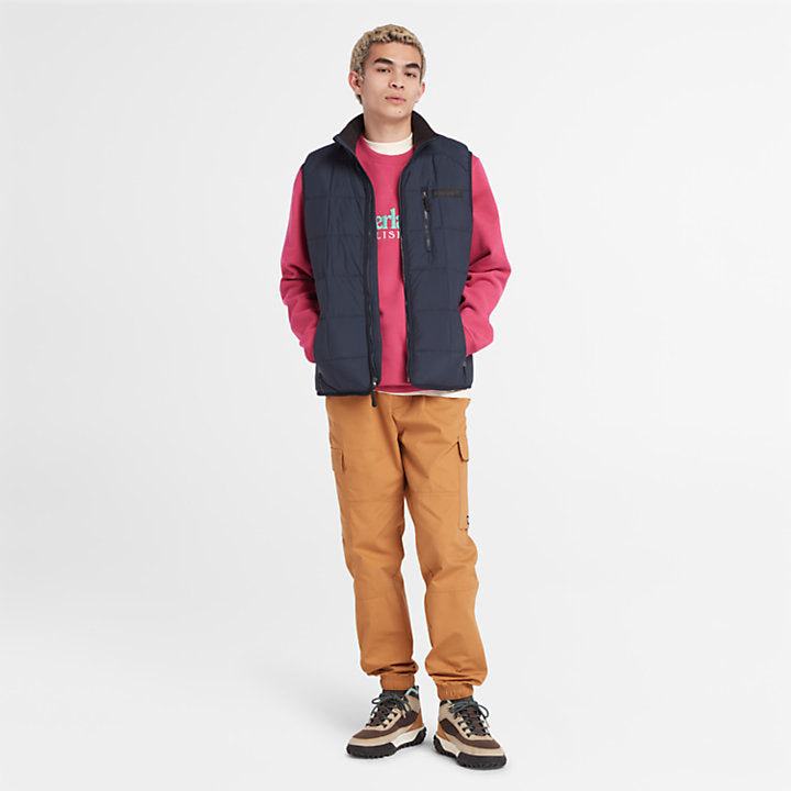 TIMBERLAND EST. 1973 LOGO CREW SWEATSHIRT FOR ALL GENDER IN PINK