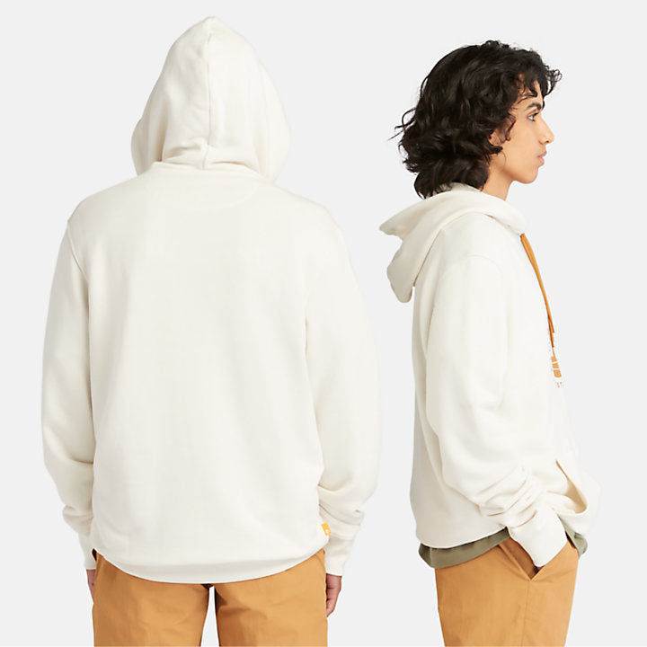 TIMBERLAND LUXE COMFORT REFIBRA HOODIE FOR ALL GENDER IN NATURAL