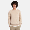 TIMBERLAND MODERN WASH CREW JUMPER FOR MEN IN BEIGE