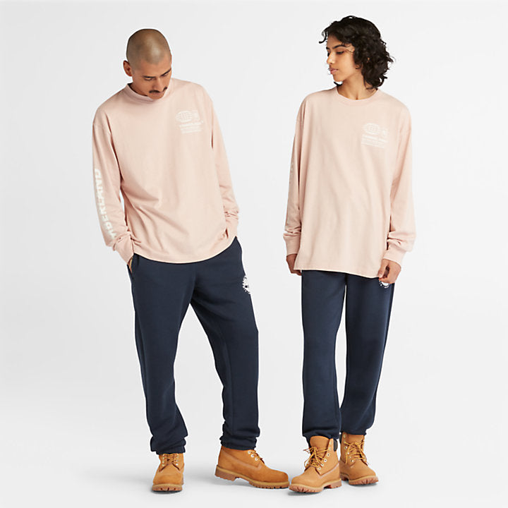 TIMBERLAND LUXE REFIBRA SWEATPANTS FOR ALL GENDER IN NAVY