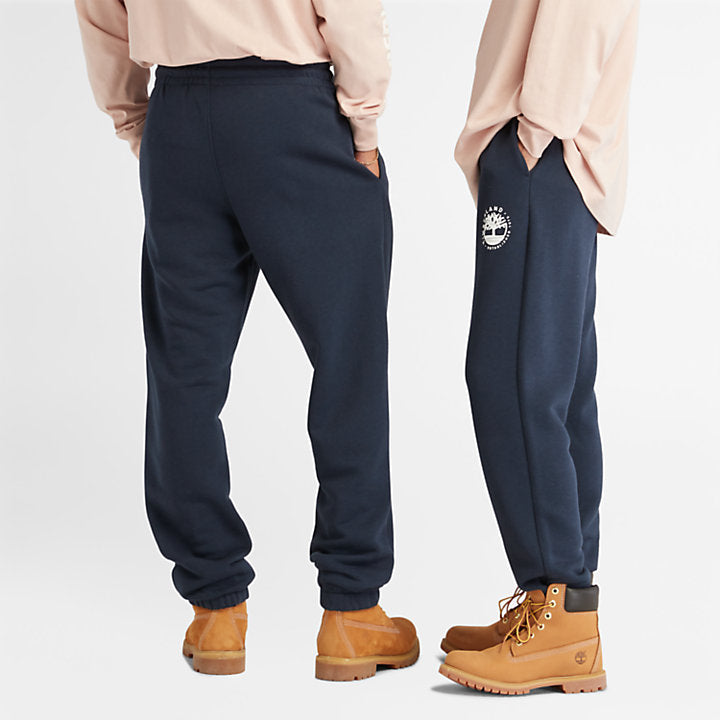 TIMBERLAND LUXE REFIBRA SWEATPANTS FOR ALL GENDER IN NAVY