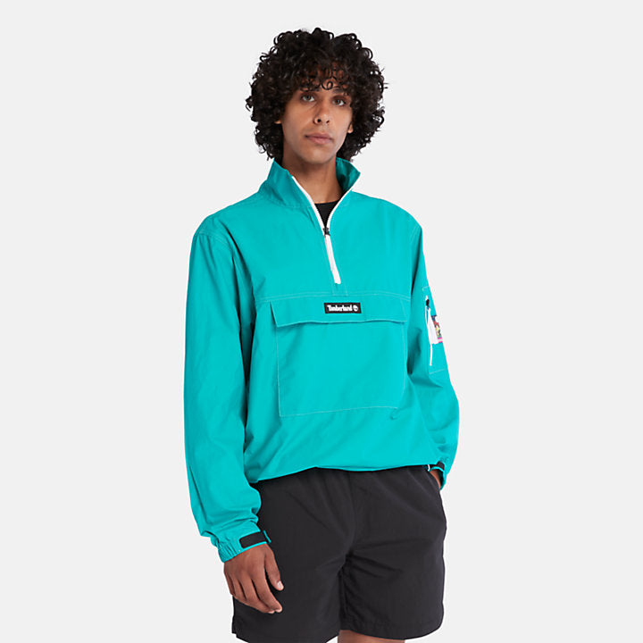 TIMBERLAND DWR HIKING ANORAK FOR MEN IN TEAL
