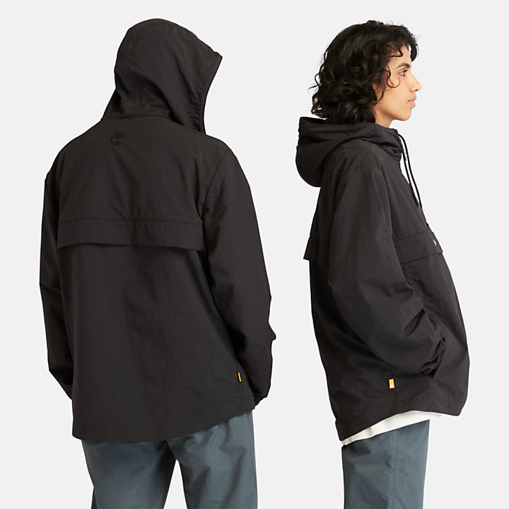 TIMBERLAND HALF-ZIP WINDBREAKER JACKET FOR ALL GENDER IN BLACK