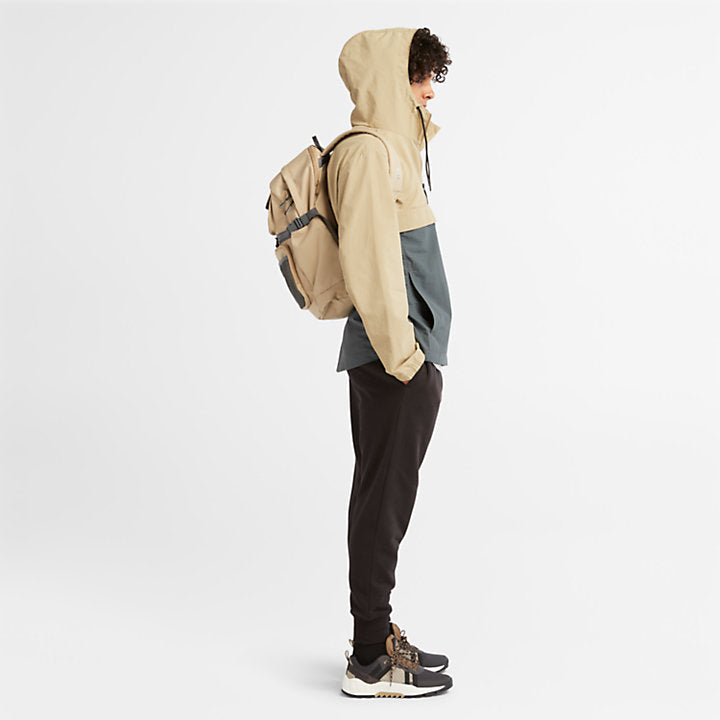 TIMBERLAND HALF-ZIP WINDBREAKER JACKET FOR ALL GENDER IN BEIGE