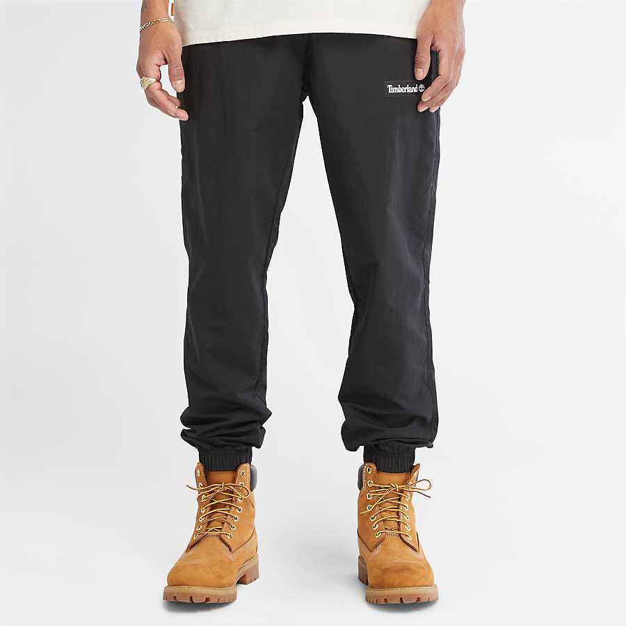 TIMBERLAND NYLON JOGGERS FOR ALL GENDER IN BLACK