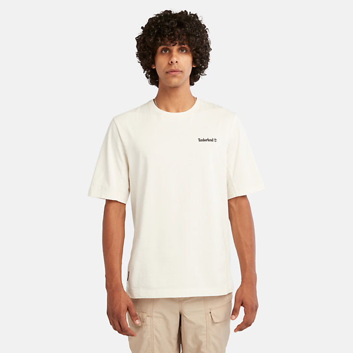 TIMBERLAND TIMBERCHILL T-SHIRT FOR MEN IN VINTAGE WHITE