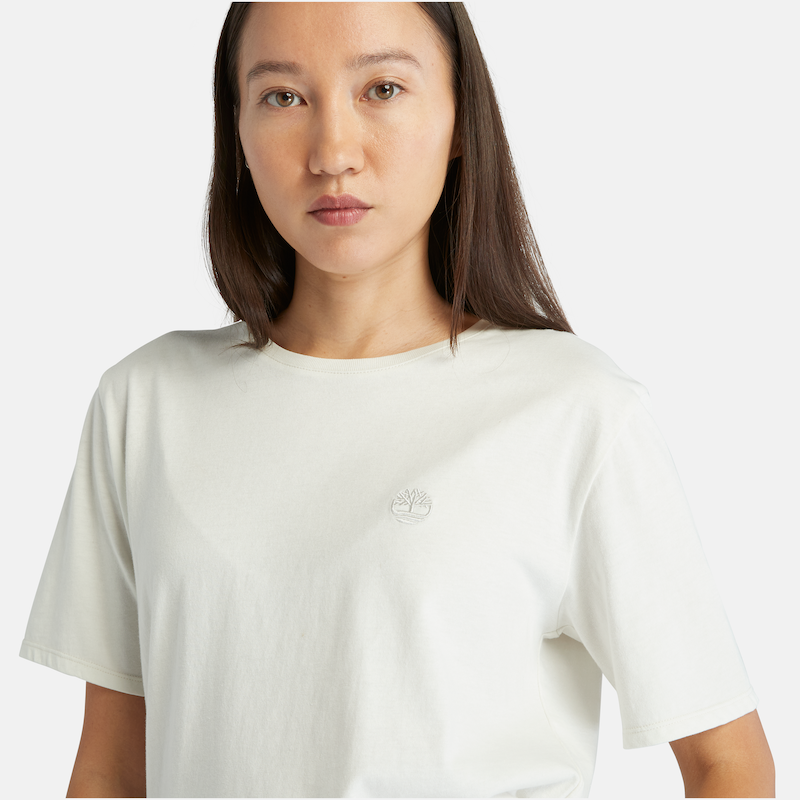 Timberland white top t shirt
