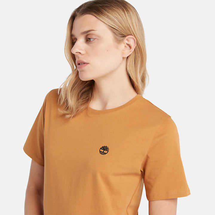 TIMBERLAND EXETER RIVER T-SHIRT FOR WOMEN IN DARK YELLOW